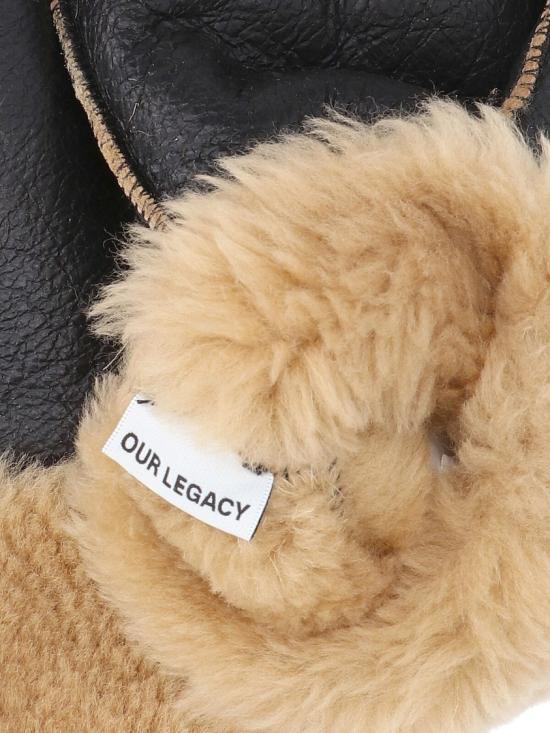 25FW 아워레가시 장갑 A4258BNSNATURAL AVIATOR SHEARLING Brown - OUR LEGACY
