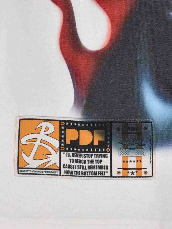 25FW 피디에프 반팔 티셔츠 DFM54029TJ110WH DGWH DG White - PDF