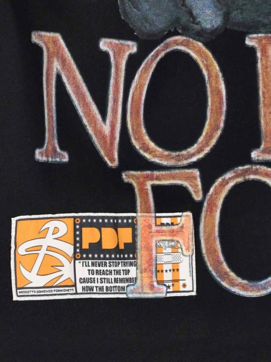 25FW 피디에프 반팔 티셔츠 DFM54029TJ110BK GABK GA Black - PDF