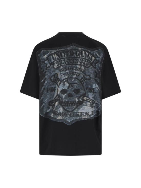 25FW 피디에프 반팔 티셔츠 DFM54029TJ110BK GABK GA Black - PDF