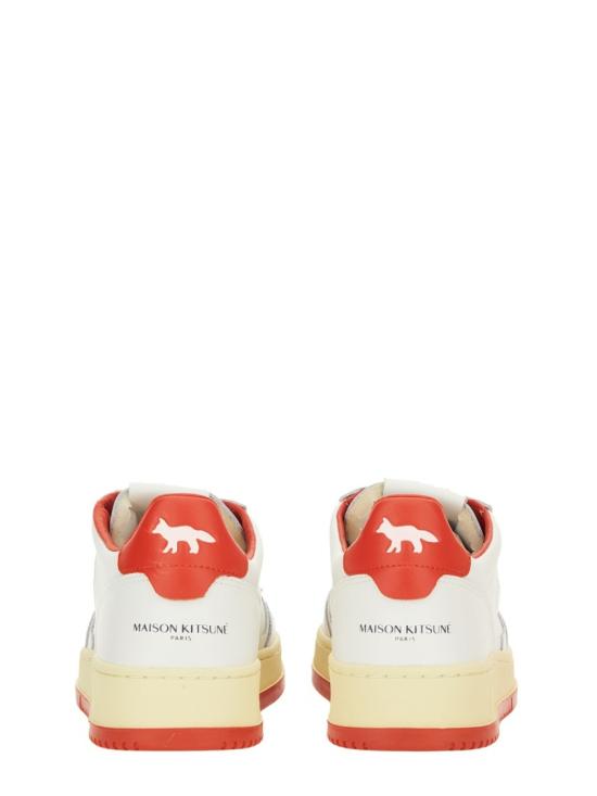 25FW 오트리 X 메종키츠네 스니커즈 AULW MK02 White - AUTRY X MAISON KITSUNE