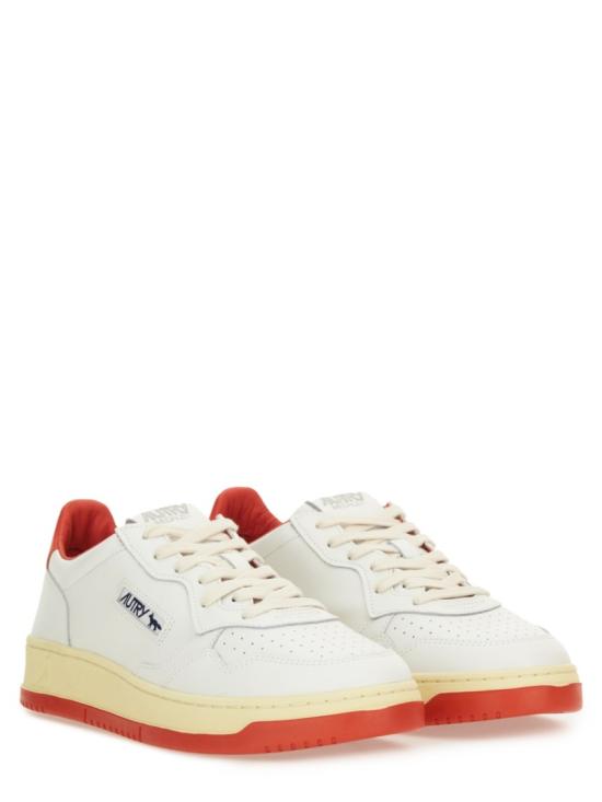 25FW 오트리 X 메종키츠네 스니커즈 AULW MK02 White - AUTRY X MAISON KITSUNE