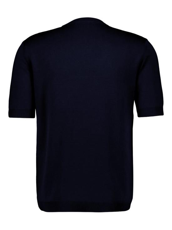 25FW 구찌 인타르시아 실크 코튼 티셔츠 787736 XKD2A4137 Blue - GUCCI