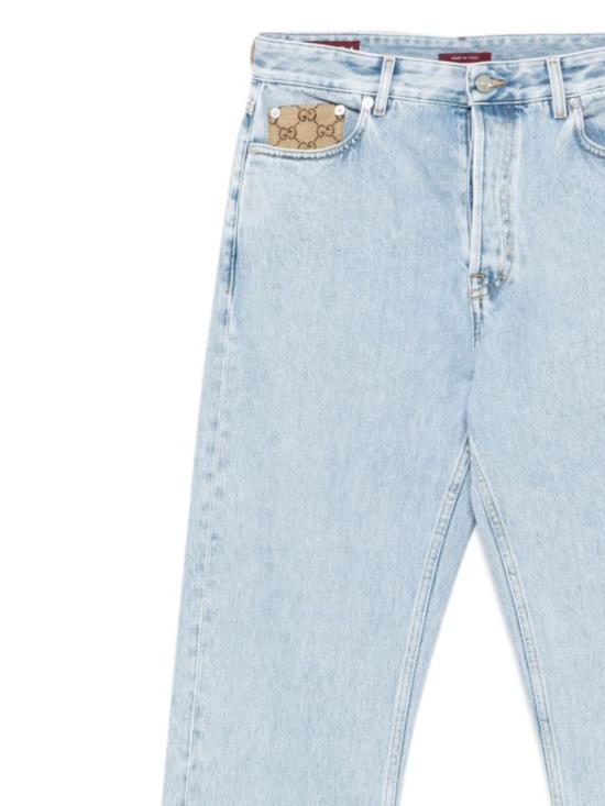 25FW 구찌 블루 데님 팬츠 835219 XDDCY4452 LIGHT BLUE MIX - GUCCI