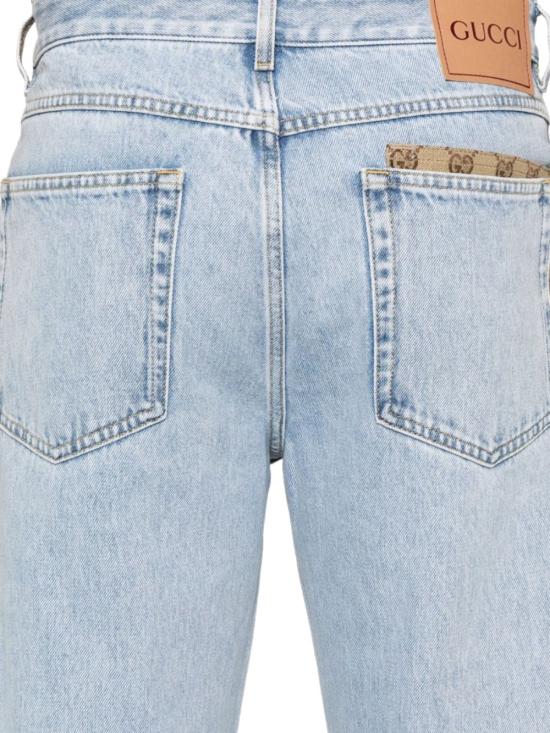 25FW 구찌 블루 데님 팬츠 835219 XDDCY4452 LIGHT BLUE MIX - GUCCI