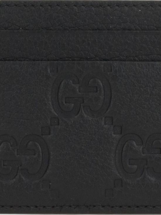 25FW 구찌 임프린트 카드 케이스 835151 AAE511000 BLACK BLACK BLACK - GUCCI