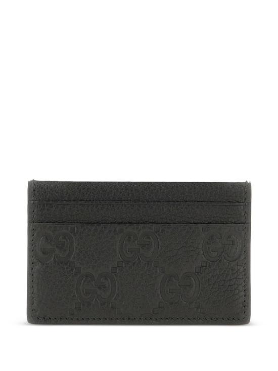 25FW 구찌 임프린트 카드 케이스 835151 AAE511000 BLACK BLACK BLACK - GUCCI