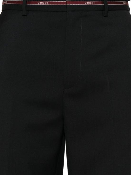 25FW 구찌 셀비지 디테일 울 팬츠 832544 Z7AQV4668 Blue - GUCCI