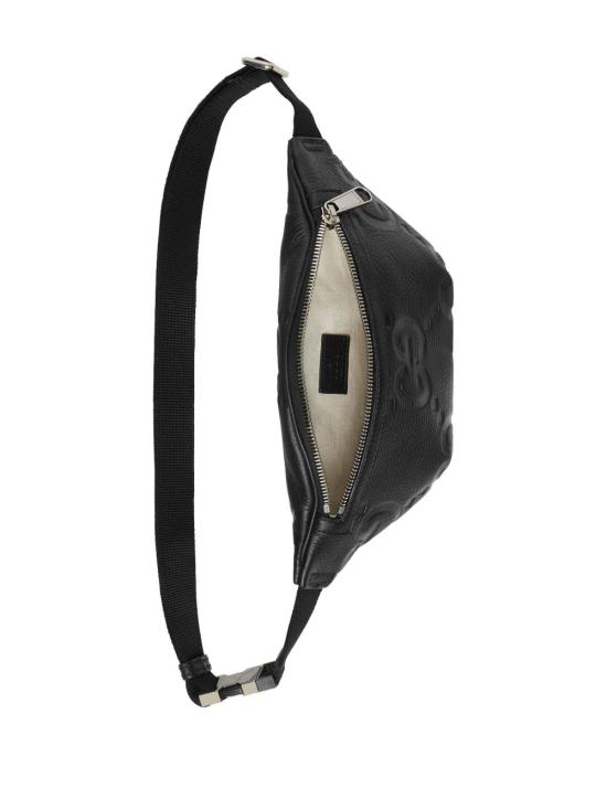 25FW 구찌 점보 GG 스몰 가죽 벨트 백 658582 AABY71000 BLACK BLACK BLACK - GUCCI