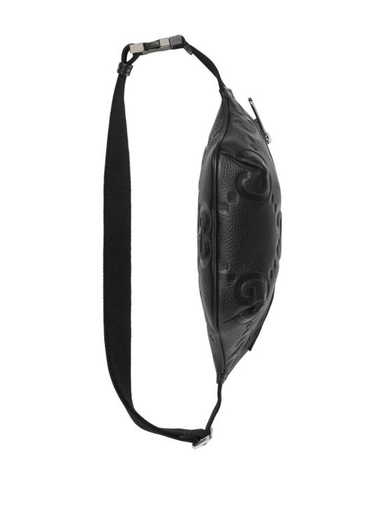 25FW 구찌 점보 GG 스몰 가죽 벨트 백 658582 AABY71000 BLACK BLACK BLACK - GUCCI