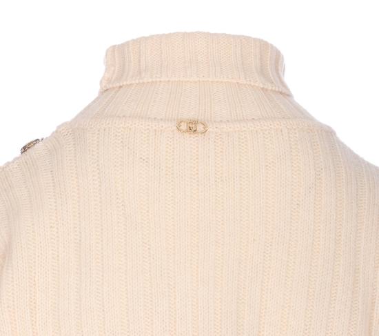 25FW 리우조 터틀넥 MF5425MS040 20304 White - LIU JO