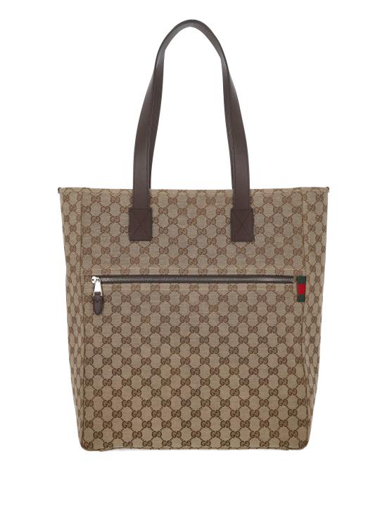 25FW 구찌 캔버스 라지 토트 백  834456 FAEPS9752 B EBONY COCOA VRV