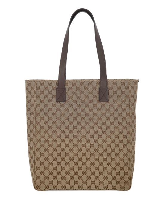 25FW 구찌 캔버스 라지 토트 백  834456 FAEPS9752 B EBONY COCOA VRV - GUCCI