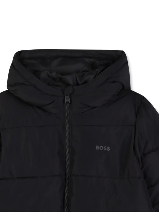 25FW [키즈] 휴고보스 패딩 J52396 09B Black - HUGO BOSS