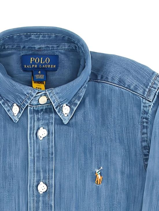 25FW [키즈] 폴로 랄프로렌 셔츠 713843 001 Blue - POLO RALPH LAUREN