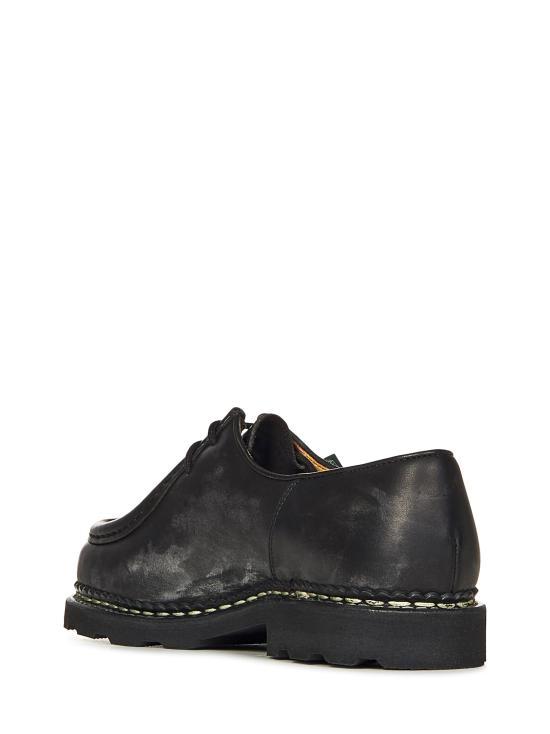 24FW 파라부트 미카엘 더비 레더 715604 NOIR Black - PARABOOT