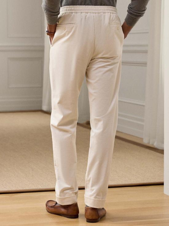 25FW 랄프 로렌 스트레이트 팬츠 798977847 002 White - RALPH LAUREN