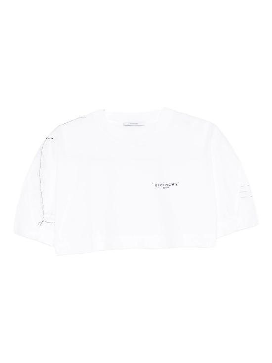 25FW 지방시 반팔 티셔츠 BW70FKP75M 100 White