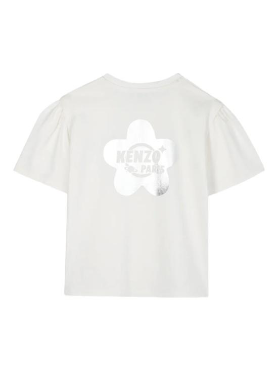 25FW [키즈] 겐조 티셔츠 K61371 117 White - KENZO