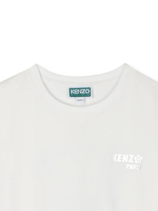 25FW [키즈] 겐조 티셔츠 K61371 117 White - KENZO