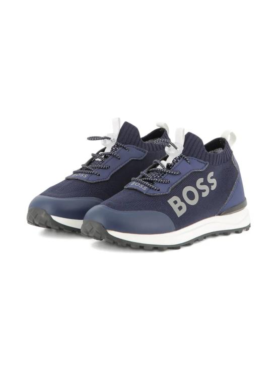 25FW [키즈] 휴고보스 스니커즈 J52557 849 Blue - HUGO BOSS