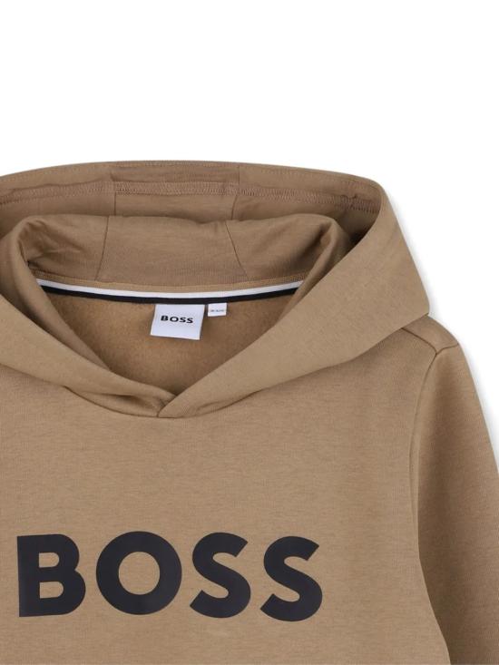25FW [키즈] 휴고보스 니트/스웻셔츠 J52351 269 Brown - HUGO BOSS
