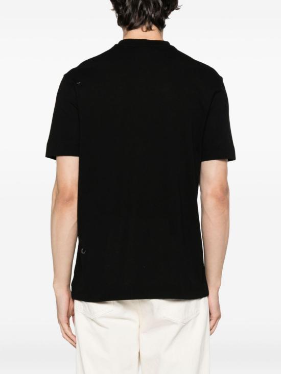 25FW 엠포리오 아르마니 반팔 티셔츠 EM002832AF12955 UC001 Black - EMPORIO ARMANI