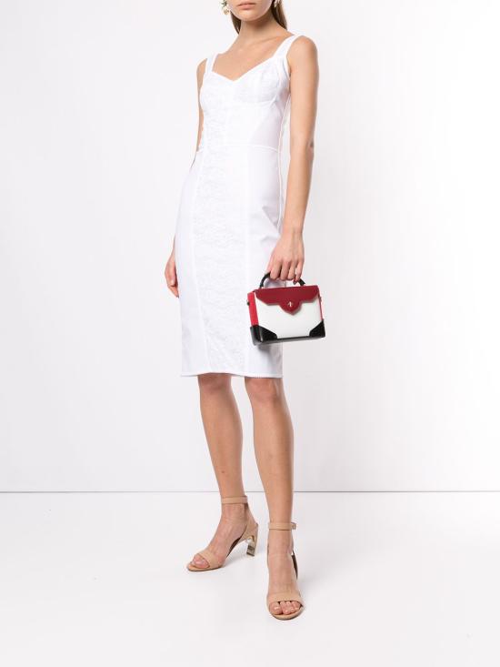 25FW 돌체앤가바나 미디 원피스 F63G9TG9798 W0800 White - DOLCE & GABBANA