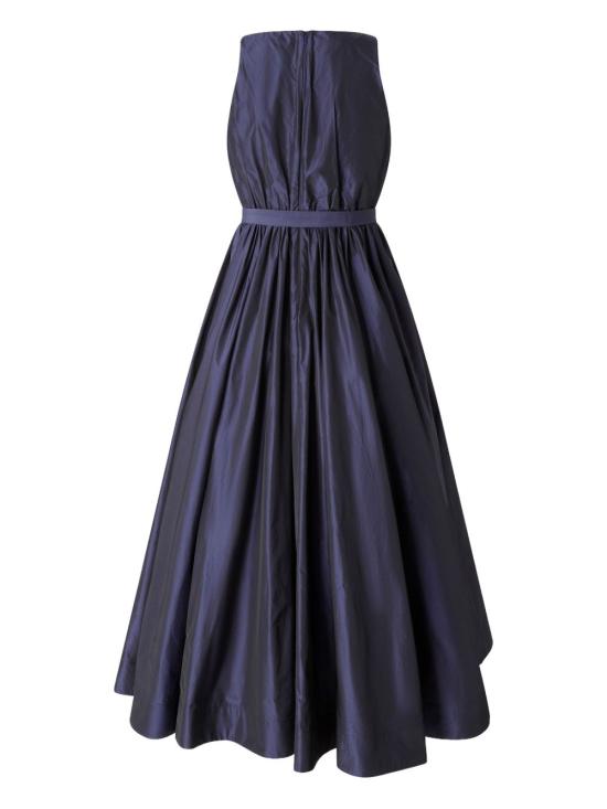 25FW 핑코 미디 원피스 CERBOTTANA105522 Y3LEG41 Blue - PINKO