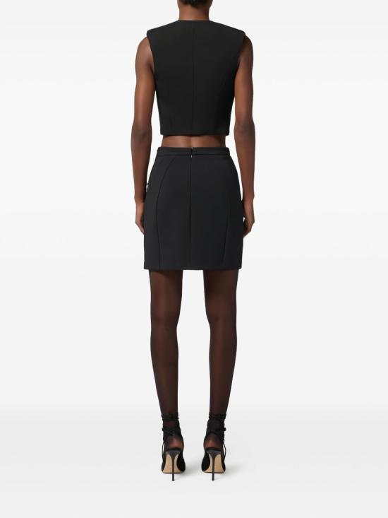 25FW 엘리자베타프랜치 베스트 GL00256E2 110 Black - ELISABETTA FRANCHI