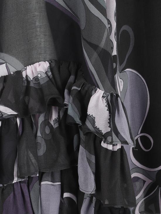 25FW 에밀리오푸치 블라우스 5URM11 5U780 016 BLACK PINK - EMILIO PUCCI