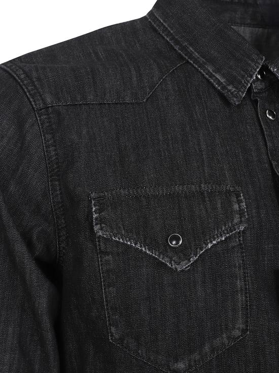 25FW 디스퀘어드2 긴팔 셔츠 S74DM0936 S30826 900 BLACK - DSQUARED2