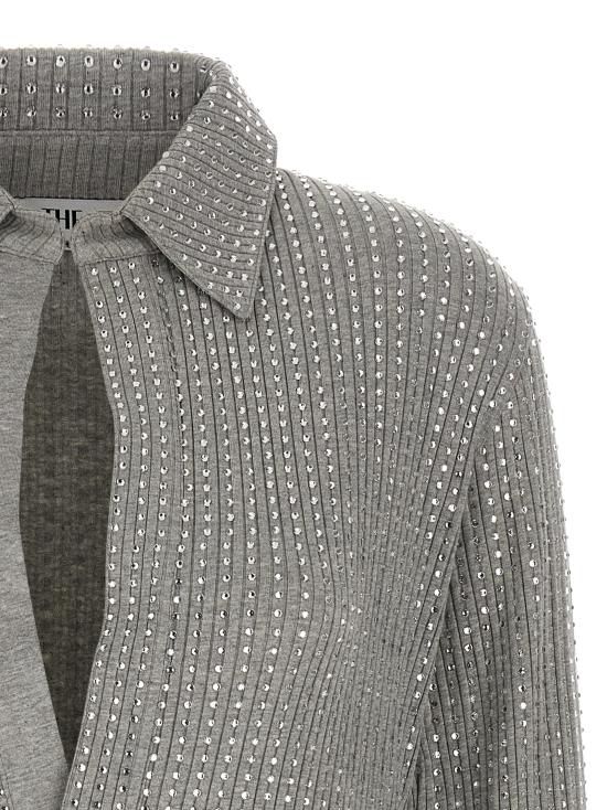 25FW 디 아티코 숏 원피스 251WCA00456183 Gray - THE ATTICO