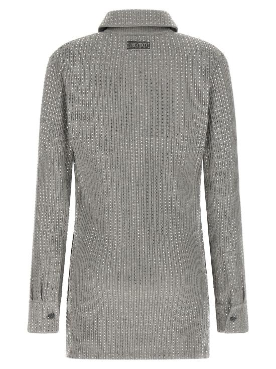 25FW 디 아티코 숏 원피스 251WCA00456183 Gray - THE ATTICO