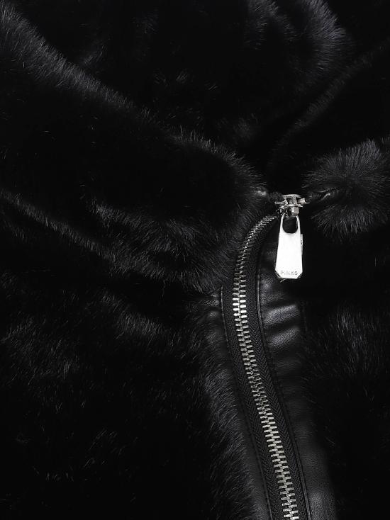 25FW 핑코 봄버 자켓 105399 A2PI Z99 NERO LIMOUSINE - PINKO