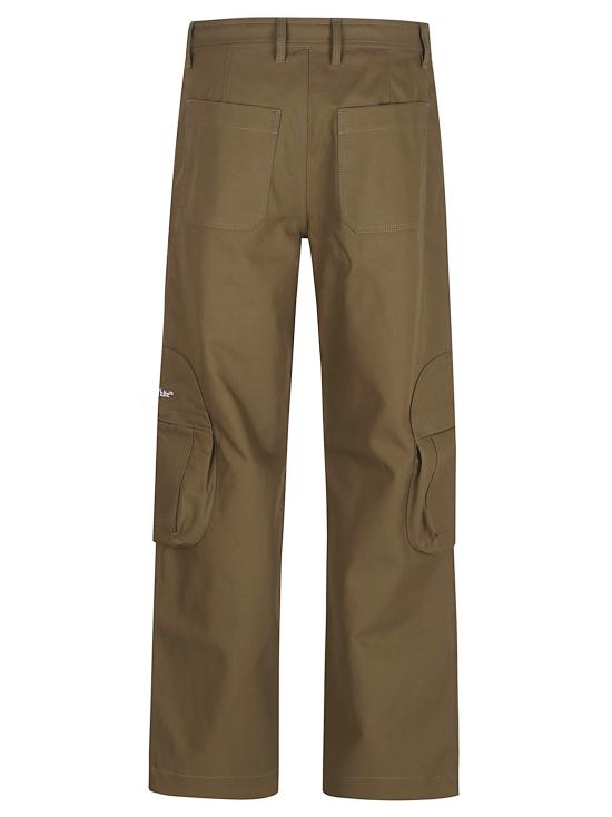 25FW 오프화이트 카고 팬츠 OMCF04DF25FA B001 5801 BEECH WHITE - OFF WHITE