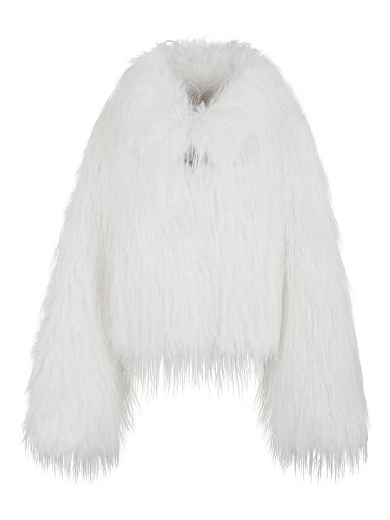 25FW 핑코 케이프 106045 A2ZO Z14 BIANCO SETA