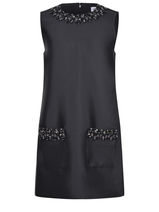 25FW 셀프 포트레이트 숏 원피스 AW25 061SBLACK Black