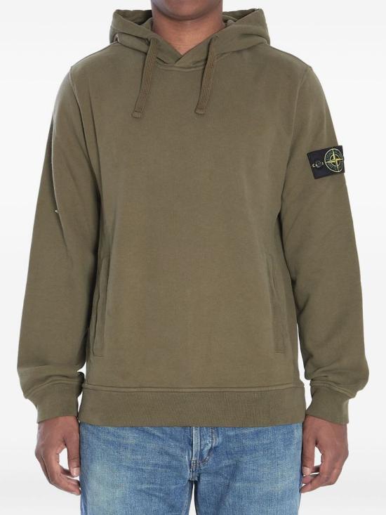 25FW 스톤 아일랜드 후드 티셔츠 K2S156100029S0A20V0054 GREEN - STONE ISLAND