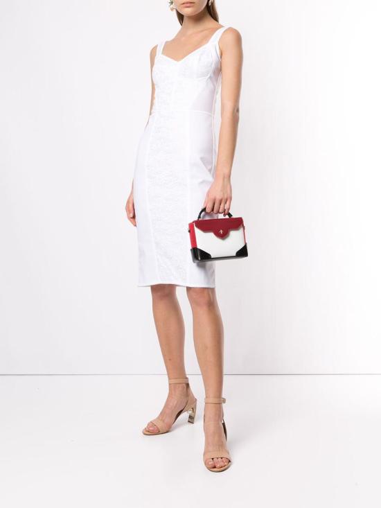 25FW 돌체앤가바나 미디 원피스 F63G9TG9798W0800 WHITE - DOLCE & GABBANA