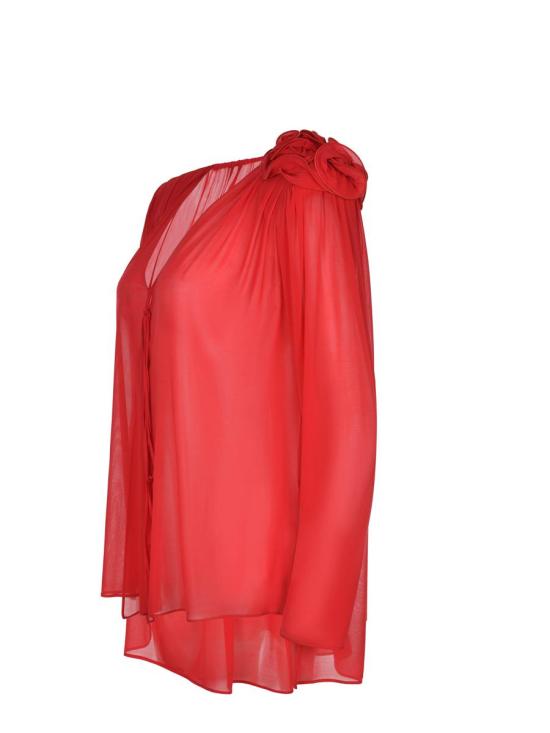 25FW 마그다뷰트림 블라우스 259925RED - MAGDA BUTRYM