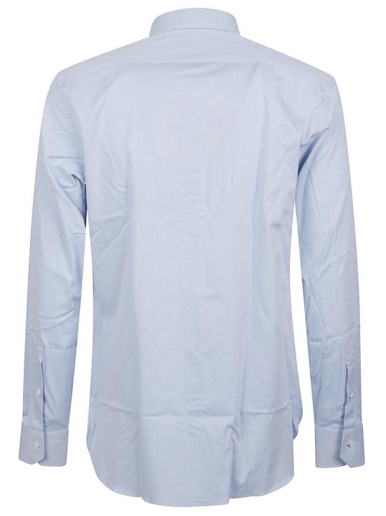 25FW 에르메네질도제냐 긴팔 셔츠 201342A2 9MS0BA BLUE - ERMENEGILDO ZEGNA