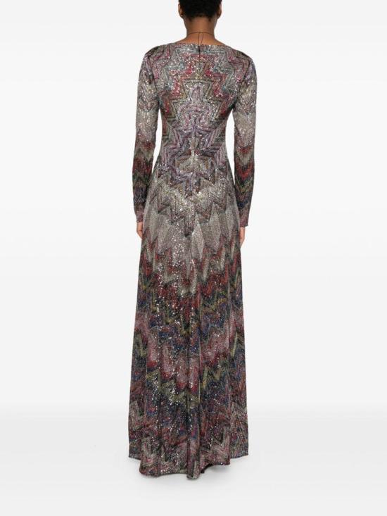 25FW 미소니 롱 원피스 DS25WG1MBC005ES4176 MULTICOLOUR - MISSONI