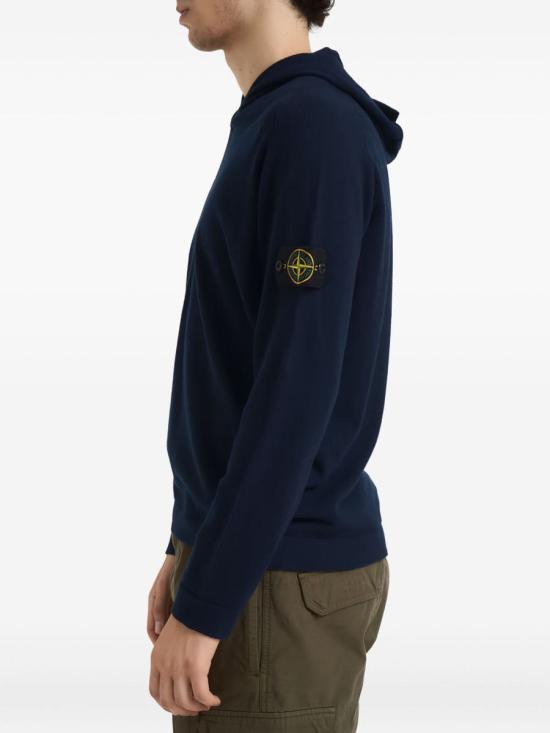 25FW 스톤 아일랜드 후드 티셔츠 K2S155100015S00B4V0020 BLUE - STONE ISLAND