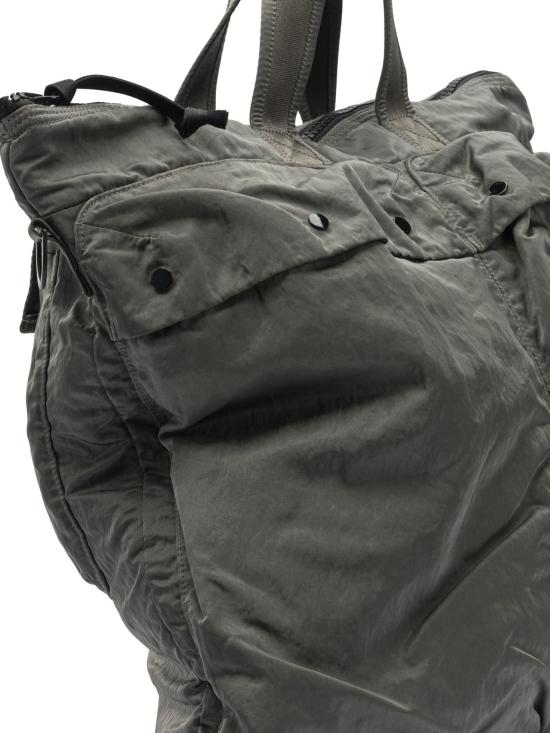 25FW 씨피 컴퍼니 토트백 19CMAC114A005269G921 GUNMETAL DOM - C.P. COMPANY