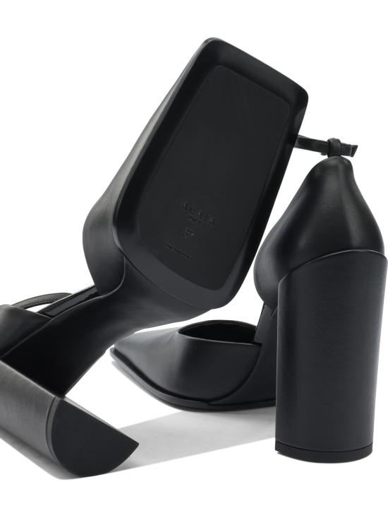 25FW 알라이아 힐/펌프스 AA3E1008I049999 Black - ALAIA