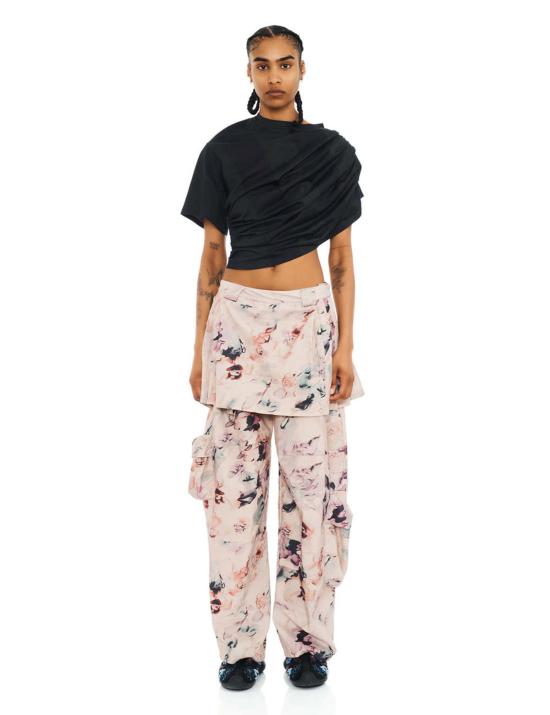  콜리나 스트라다 반팔 티셔츠 드레이프 에바 티셔츠