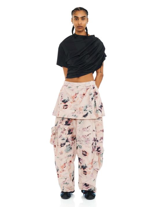  콜리나 스트라다 반팔 티셔츠 드레이프 에바 티셔츠 - COLLINA STRADA