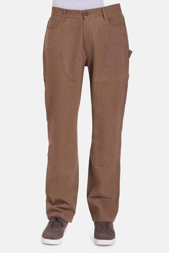  블루&크림 스트레이트 팬츠 카펜터 - BLUE&CREAM