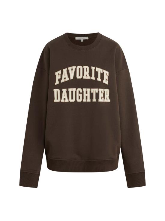  페이보릿 도우터 스웨터 사랑하는 딸을 위한 대학용 크롭 스웨트셔츠 - FAVORITE DAUGHTER